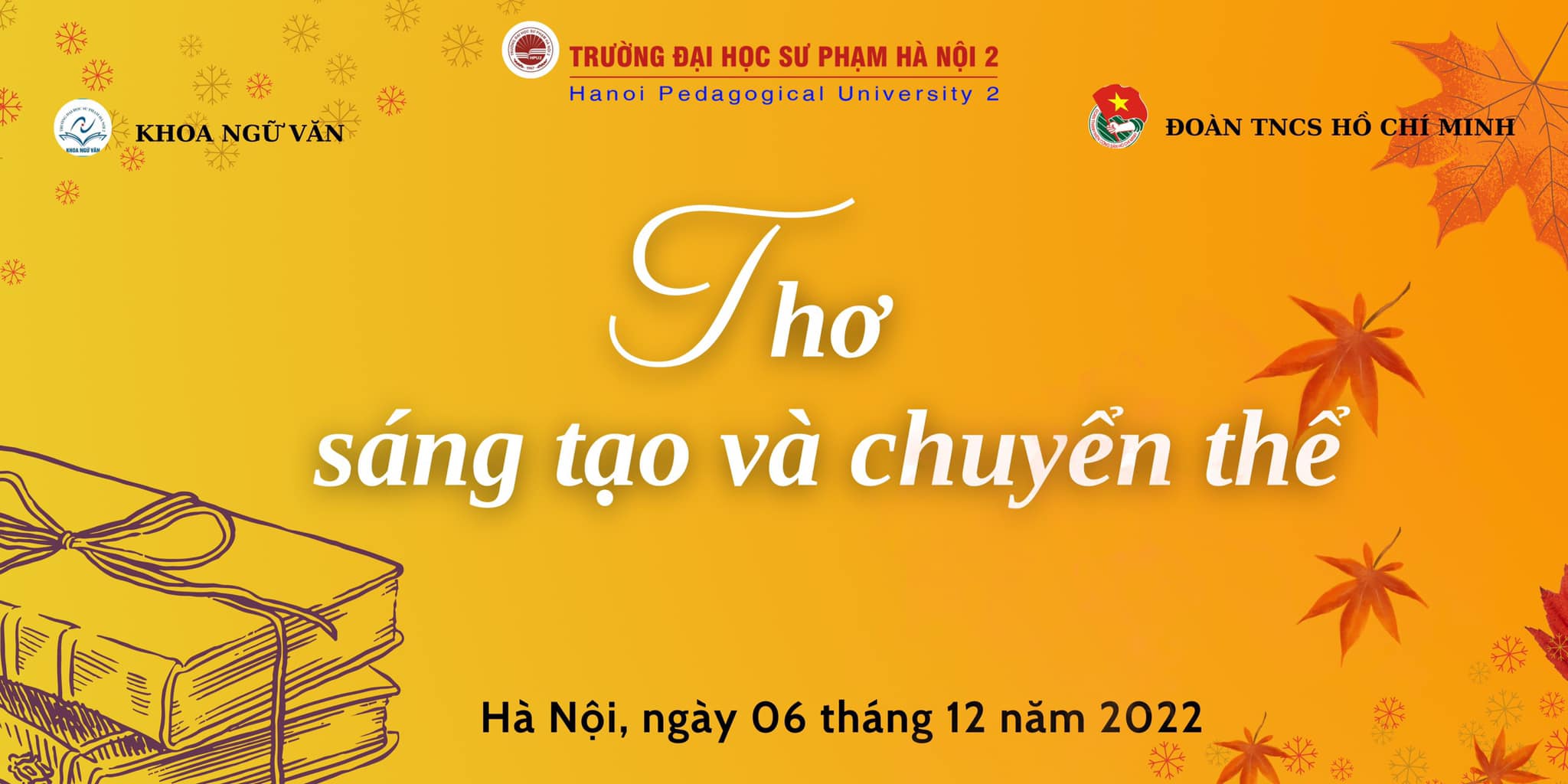 THÔNG BÁO CHƯƠNG TRÌNH: THƠ-SÁNG TẠO VÀ CHUYỂN THỂ 