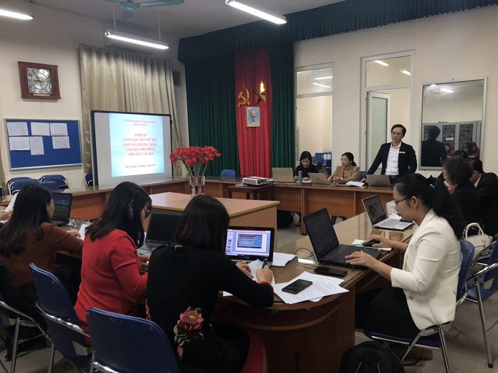 SEMINAR GIẢNG DẠY VIỆT NGỮ HỌC ĐÁP ỨNG CHƯƠNG TRÌNH GIÁO DỤC PHỔ THÔNG MÔN NGỮ VĂN 2018