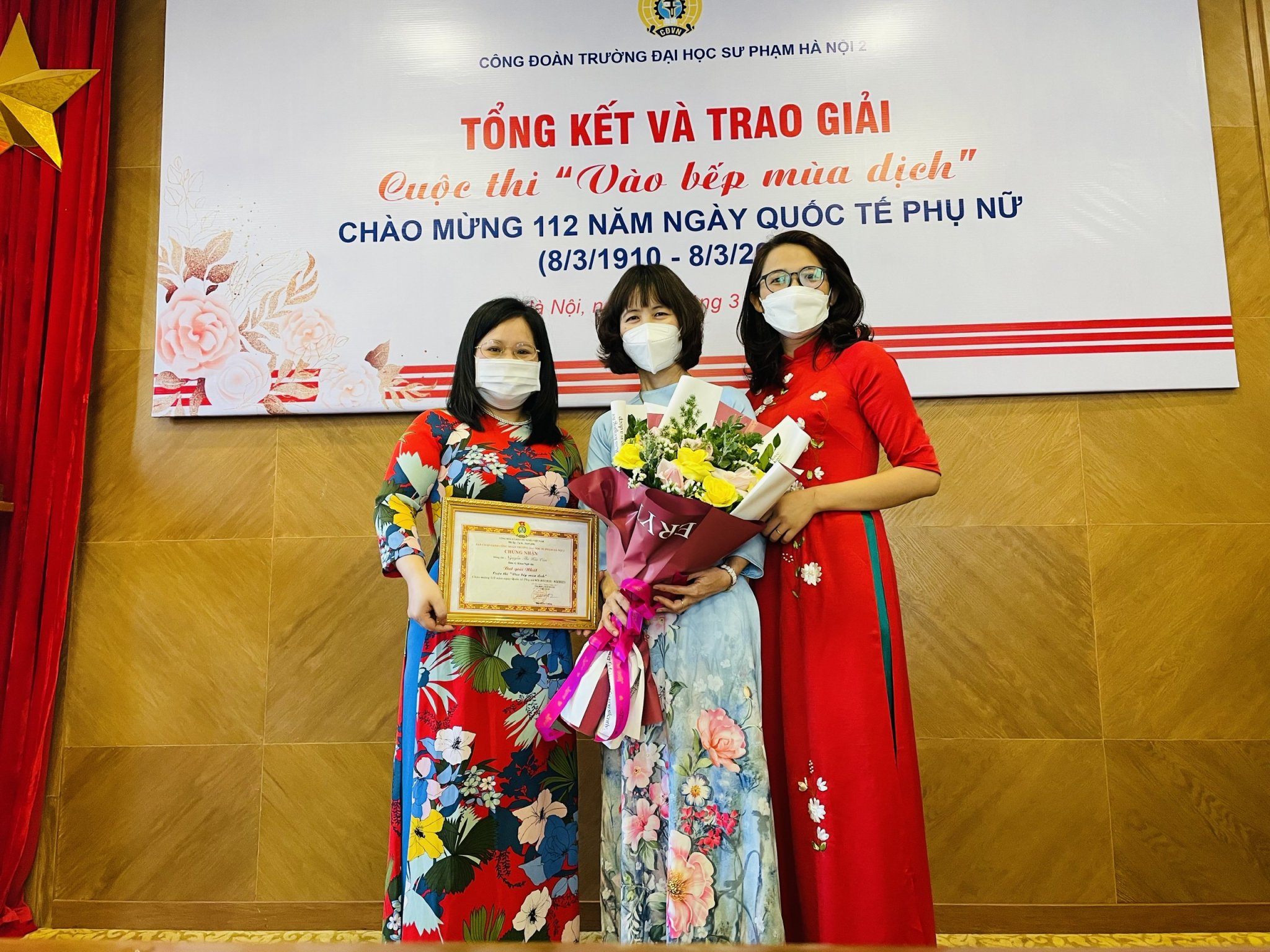 Chào mừng 112 năm Ngày Quốc tế Phụ nữ, tổng kết và trao giải Cuộc thi “Vào bếp mùa dịch”