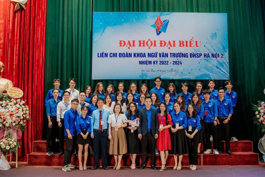 ĐẠI HỘI ĐẠI BIỂU LIÊN CHI ĐOÀN KHOA NGỮ VĂN NHIỆM KỲ 2022 - 2024