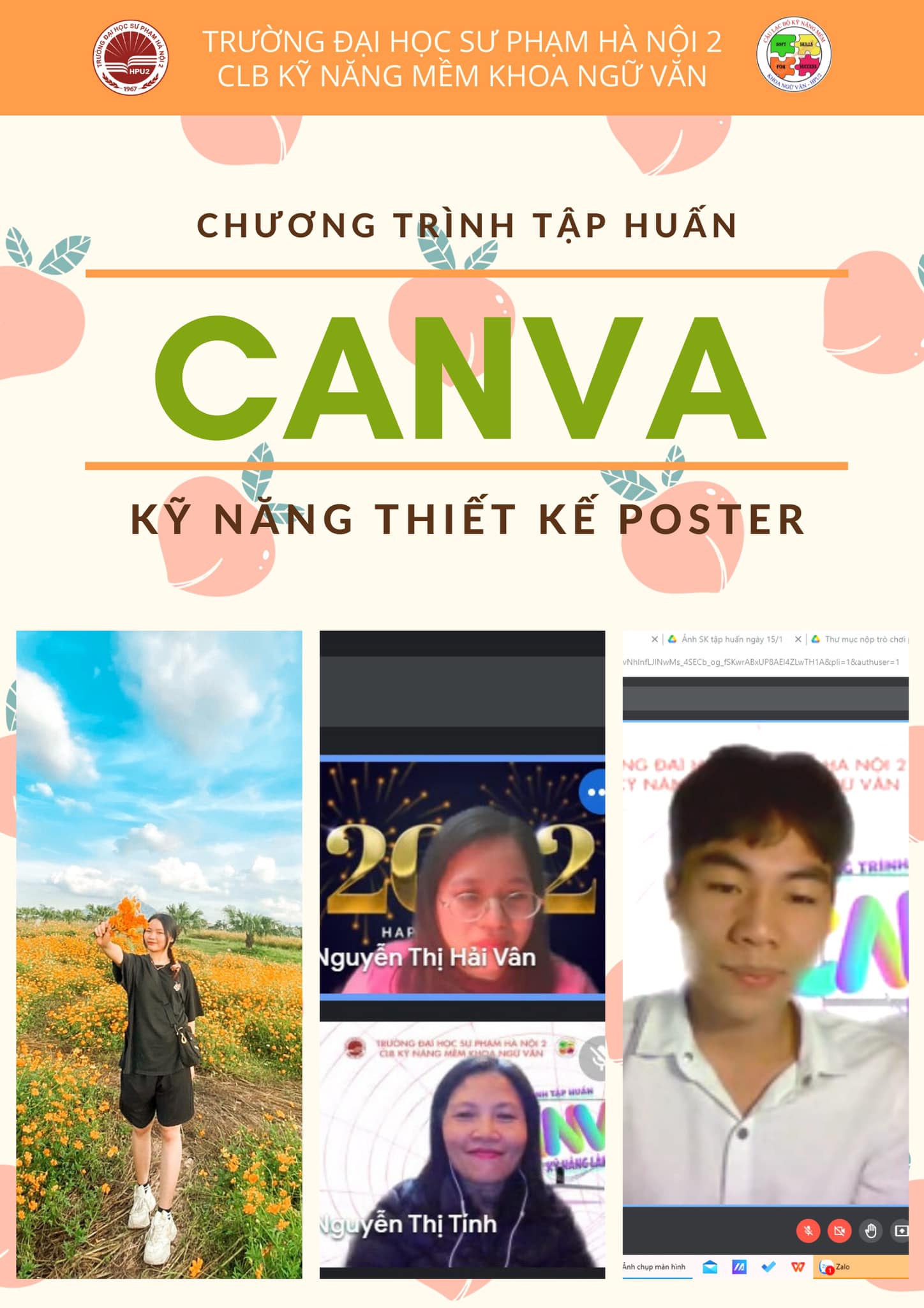 CHƯƠNG TRÌNH TẬP HUẤN KĨ NĂNG THIẾT KẾ POSTER TRÊN CANVA